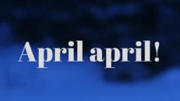 April april 2018 från Norrland ifokus